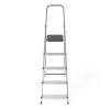 Drabina aluminiowa jednostronna 5 stopni składana z podestem 150 kg ModernHome-1276843