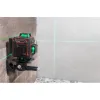 Poziomica laserowa płaszczyznowa zielony laser krzyżowy 360° 4D 16 linii-1275349