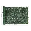Sztuczny bluszcz żywopłot 300x100 cm zielona osłona na balkon maskująca-1273549