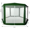 Namiot pawilon ogrodowy handlowy 2x2x2 m z moskitierą zielony MultiGarden-1273984