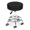 Stołek obrotowy taboret kosmetyczny medyczny fotel regulowany czarny ModernHome-1275651