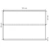 Siedzisko podkład do huśtawki ogrodowej 120x93 cm szare MultiGarden-1272395