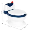 Nocnik toaleta z wyjmowanym wkładem sedes dla dzieci zamykany ze szczotką ECOTOYS-1270363