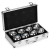 Zestaw do gry w bule kule boules petanque 8 szt. + walizka i akcesoria-1277317