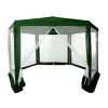 Namiot pawilon ogrodowy handlowy 2x2x2 m z moskitierą zielony MultiGarden-1273980
