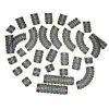 Klocki magnetyczne tor wyścigowy samochodowy 2 pojazdy świecące 310 elementów-1279988
