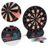 Elektroniczna tarcza do darta gry w rzutki lotki tablica LCD 42 cm 27 gier zestaw 12 rzutek-1277262