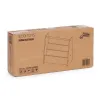Biblioteczka dziecięca Montessori regał na książki organizer 2 poziomy biały ECOTOYS-1276937
