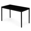 Stół do kuchni jadalni dla 4-5 osób biurko komputerowe 120x60 cm czarny ModernHome-1276585