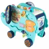 Słonik tablica manipulacyjna montessori wbijak sorter klocki młotek 26cm-1279607