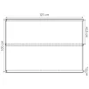 Siedzisko podkład do huśtawki ogrodowej 127x100 cm zielone MultiGarden-1275038