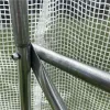 Szklarnia tunel ogrodowy 3x2x2 m foliowy wielosezonowy metalowy stelaż biała folia 2 wejścia-1274262