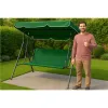 Siedzisko podkład do huśtawki ogrodowej 127x100 cm zielone MultiGarden-1275032