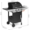Grill gazowy ogrodowy 10.2 kW duży ruszt 3 palniki termometr reduktor MultiGarden-1274670