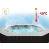 Nadmuchiwane SPA ośmiokątne basen z hydromasażem 4 os. 180x71 cm akcesoria premium INTEX 28458-1274465