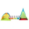 Namiot dla dzieci plac zabaw 3w1 iglo tipi tunel zestaw IPLAY-1272982