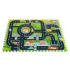 Mata piankowa dla dzieci puzzle miasto ulice drogi IPLAY
