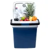 Lodówka turystyczna przenośna samochodowa 29L 220-240V DC12V funkcja grzania wkład gratis niebieska-1274336