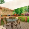 Prostokątny żagiel przeciwsłoneczny 2x3 m daszek wodoodporny beżowy MultiGarden-1271680