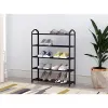 Regał na buty metalowy 5 półek 15 par butów czarny ModernHome-1271233