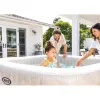 Nadmuchiwane SPA kwadratowe basen z hydromasażem 6 os. 196x71 cm akcesoria premium INTEX 28472-1274428