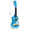 Gitara ukulele dla dzieci drewniana 4 struny nylonowe kostka do gry ECOTOYS-1275765