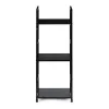 Regał drewniany nowoczesny metalowa rama LOFT 3 półki czarny ModernHome-1270181
