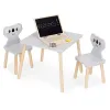 Zestaw mebli dla dzieci stolik + 2 krzesła koala ECOTOYS-1276444