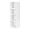 Nowoczesny regał szafka biała 4 półki loft ModernHome-1270416