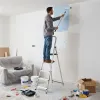 Drabina aluminiowa jednostronna 5 stopni składana z podestem 150 kg ModernHome-1276840