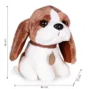 Pluszowy piesek w torebce beagle maskotka dla dziecka + szczotka do pielęgnacji-1277018