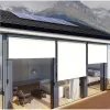 Roleta markiza pionowa zwijana na korbkę balkon taras altana beżowa MultiGarden-1273623