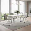 Stół do kuchni jadalni dla 4-5 osób biurko komputerowe 120x60 cm biały ModernHome-1276630