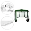 Namiot pawilon ogrodowy handlowy 2x2x2 m z moskitierą zielony MultiGarden-1273982