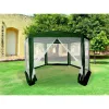 Namiot pawilon ogrodowy handlowy 2x2x2 m z moskitierą zielony MultiGarden-1273977