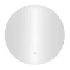 Lustro łazienkowe LED okrągłe ścienne 80 cm 3 barwy włącznik dotykowy ModernHome-1276795