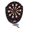 Elektroniczna tarcza do darta gry w rzutki lotki tablica LCD 41 cm 26 gier zestaw 6 rzutek-1277250