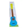 Gitara ukulele dla dzieci drewniana 4 struny nylonowe kostka do gry ECOTOYS-1275764