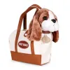 Pluszowy piesek w torebce beagle maskotka dla dziecka + szczotka do pielęgnacji-1277013