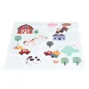 Duża mata piankowa EVA dla dzieci Farma 90,5x90,5 cm 21 el. ECOTOYS-1272608