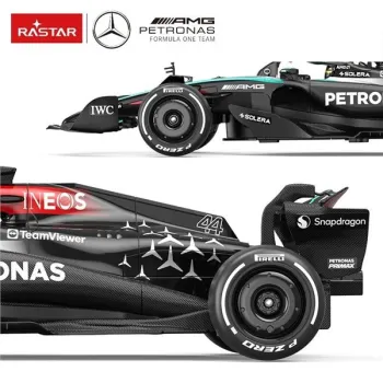 Samochód zdalnie sterowany Mercedes AMG F1 W15 E R/C skala 1:12 Rastar 10250-1275832