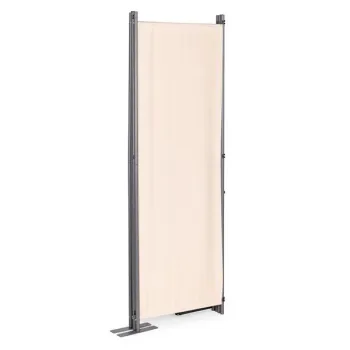 Składany parawan ogrodowy pokojowy 4-panelowy 167x216 cm beżowy MultiGarden-1274873