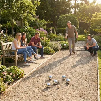 Zestaw do gry w bule kule boules petanque 6 szt. + etui i akcesoria-1277295