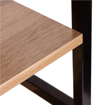 Regał loftowy wysoki 5 półek metal MDF ModernHome-1271200