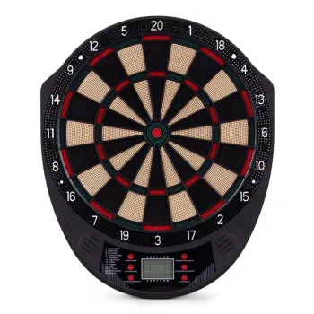 Elektroniczna tarcza do darta gry w rzutki lotki tablica LCD 41 cm 26 gier zestaw 6 rzutek-1277249