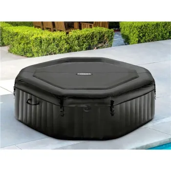 Nadmuchiwane SPA ośmiokątne basen z hydromasażem 4 os. 180x71 cm akcesoria premium INTEX 28458-1274464