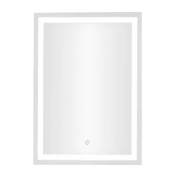 Lustro łazienkowe LED ścienne 50x70 cm 3 barwy włącznik dotykowy ModernHome-1276776