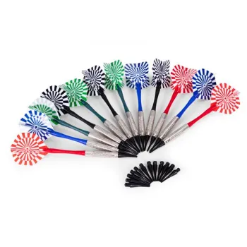 Elektroniczna tarcza do darta gry w rzutki lotki tablica LCD 42 cm 27 gier zestaw 12 rzutek-1277263