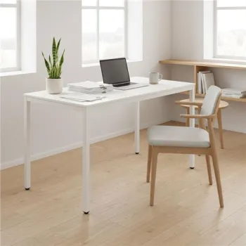 Stół do kuchni jadalni dla 4-5 osób biurko komputerowe 120x60 cm biały ModernHome-1276631