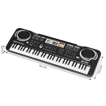 Keyboard pianino dla dzieci z mikrofonem + zasilacz-1270781